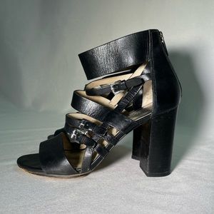 MICHAEL KORS multistrapped heeled sandals.